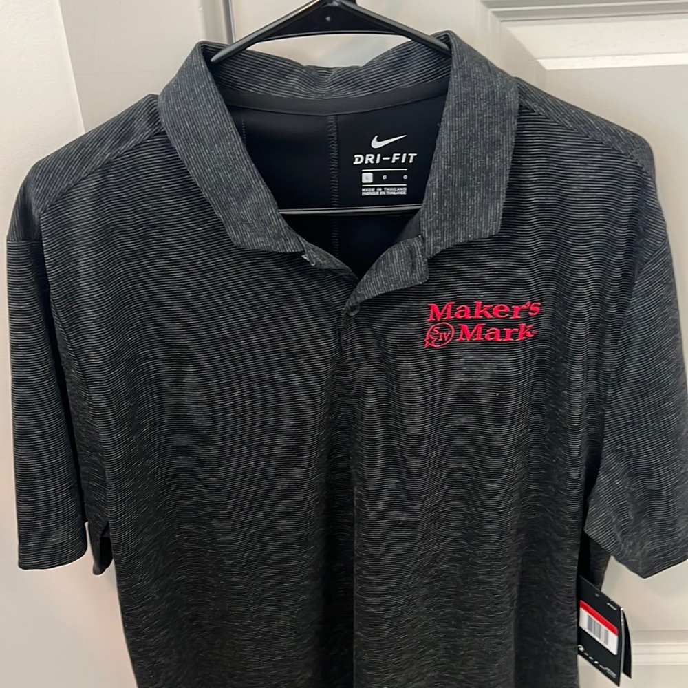 Maker’s Mark branded Nike Polo, Dri-Fit (Large)